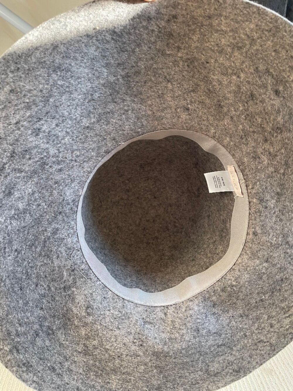 Grey Wool Hat - Picture 3 of 4